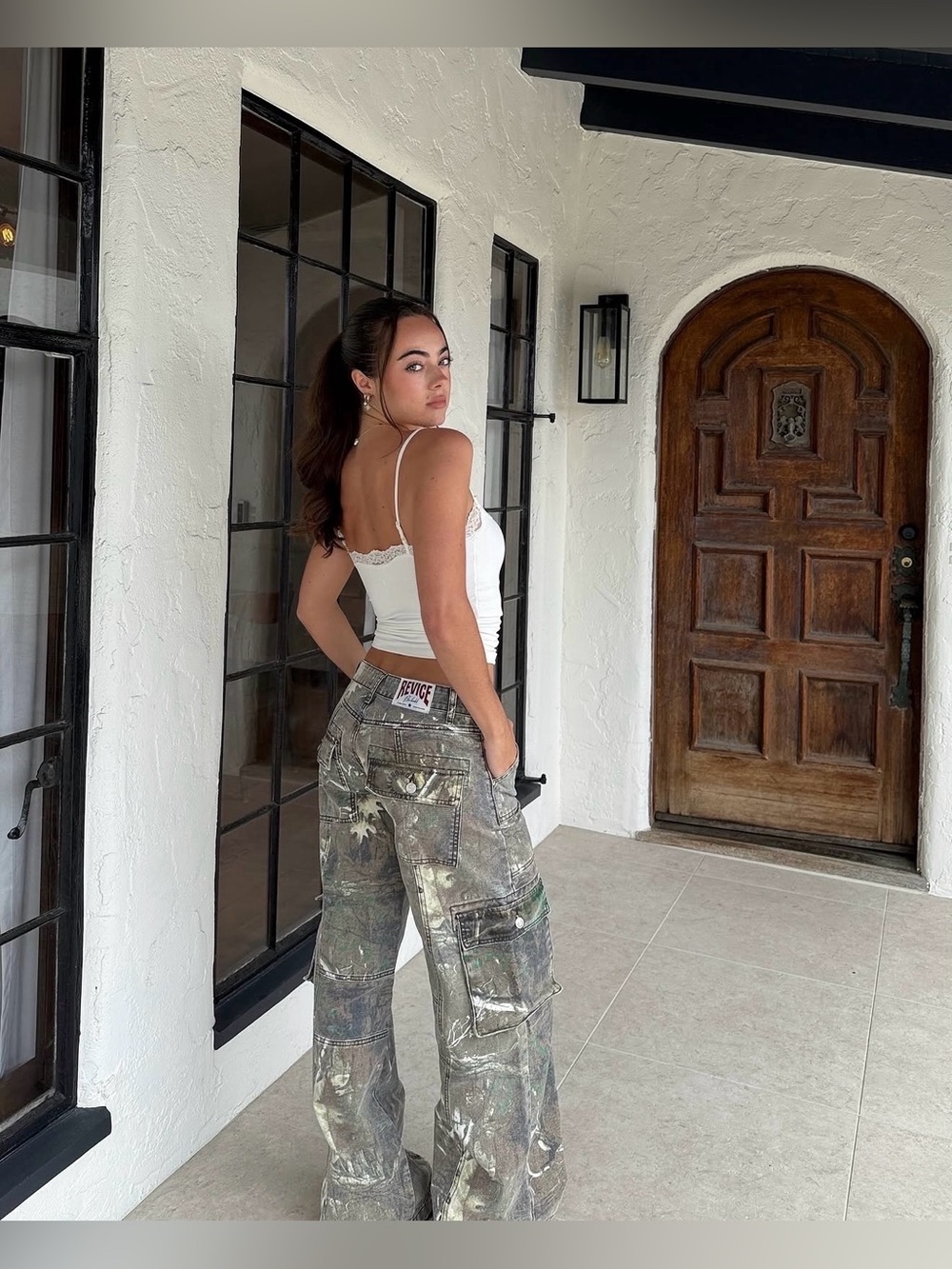 Revice camo cargo pants